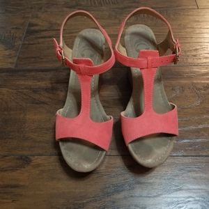 Charming Charlie wedge sandals